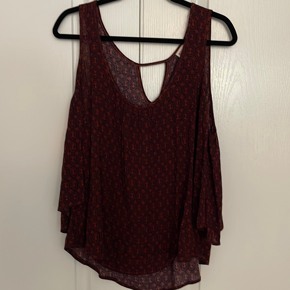 Bohemian style flowy top